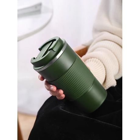 Insulated Travel Office Coffee Mug Stainless Steel Tumbler Cup 475ML - Image 10