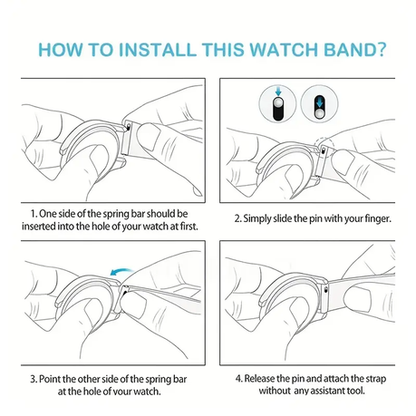 HB 22mm Watch Strap Compatible with Samsung Huawei & Garmin Watches - Image 6
