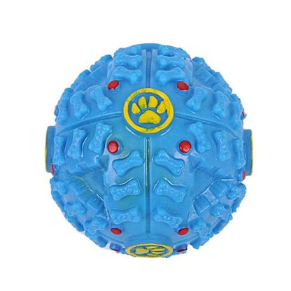 Pet Shrieking Sound Leakage Ball Teeth Bite Treat Dispensing Chew Toy - Black - Image 11