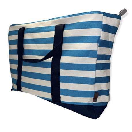Large Cotton Road Beach Bag - Image 6