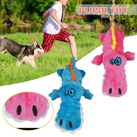 Cute Plush Toys Stuffed Animal Alligator Shape Pet Chew Toy - Image 9