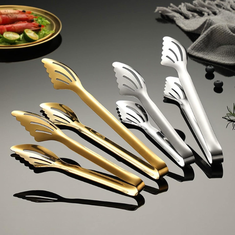 HASHBROWN'S Stainless Steel Butterfly Tong - Gold - Image 4