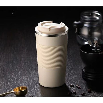Insulated Travel Office Coffee Mug Stainless Steel Tumbler Cup 475ML - Image 17