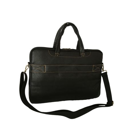 Slim Laptop Bag - Unisex - Black - Image 2