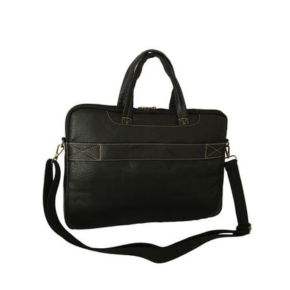 Slim Laptop Bag - Unisex - Black - Image 2