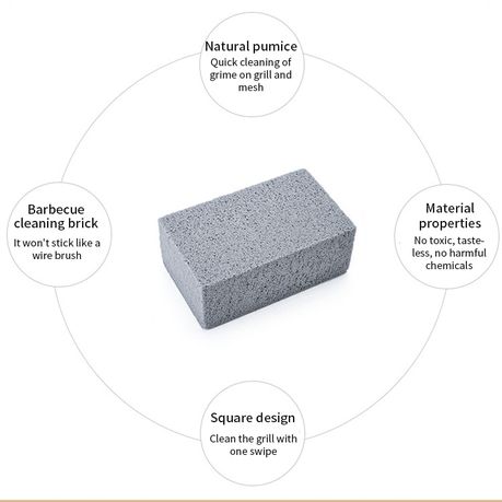 Camping Braai BBQ Cleaning Pumice Stone 4 Piece Set - Image 3