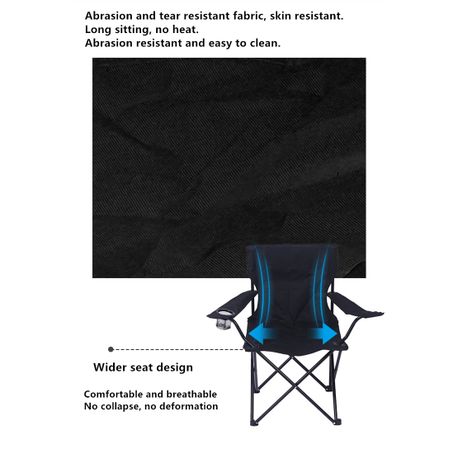 80x45x80cm Back Support Camping Chair HS-1 - Image 4