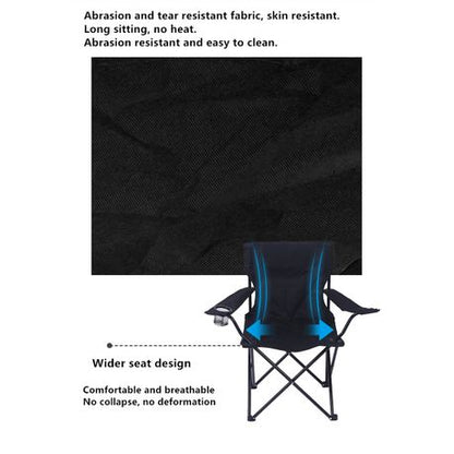 80x45x80cm Back Support Camping Chair HS-1 - Image 4