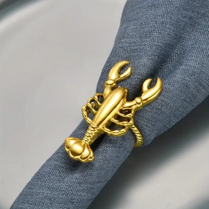 HASHBROWN'S 4 Piece Nautical Delight Cast Iron Napkin Rings - Image 5