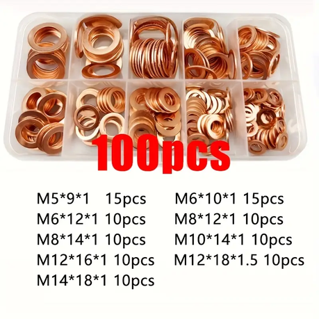 HB 100 Piece Copper Washer - Image 4
