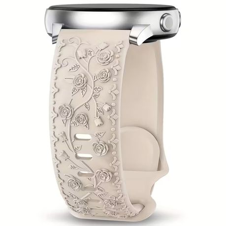 HB Flower Engraved Silicone Band - Image 12
