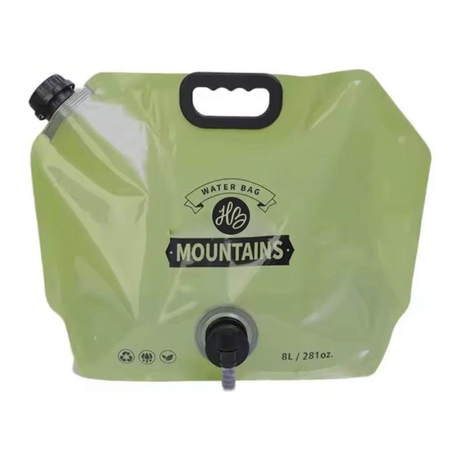 HASHBROWN'S - 8L Portable Water Container with Spigot - Green