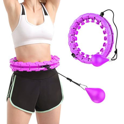 Fat Burning Smart Fitness Hula Hoop with Mini Deep Tissue Massage Ball - Image 11