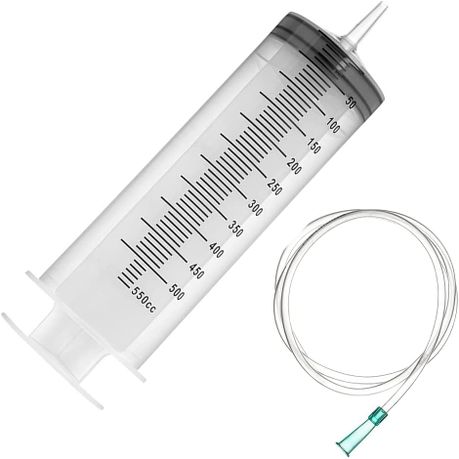 Health Tool Plastic Syringe, Large Capacity Liquid Syringe with 1m Tube
