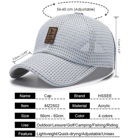 Sport Fashion Lightweight Adjustable Breathable Running Baseball Cap - Image 14