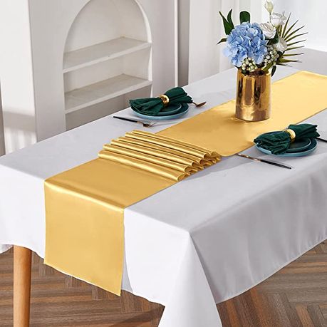 Table Overlay Runner Satin - 5-Pack - 45cm x 245cm - Image 7