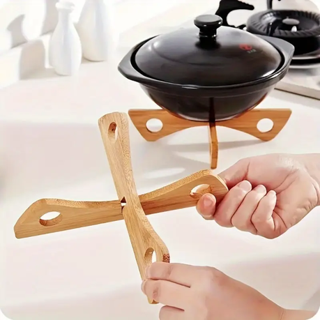 HASHBROWN'S Bamboo Pot Stand - Image 7