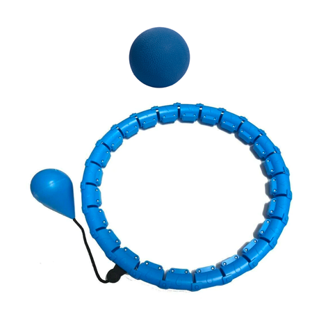 Fat Burning Smart Fitness Hula Hoop with Mini Deep Tissue Massage Ball