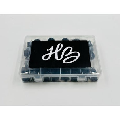 HB Set of 145 Nylon Hex Nuts and Bolt Caps M4-M12 - Image 2