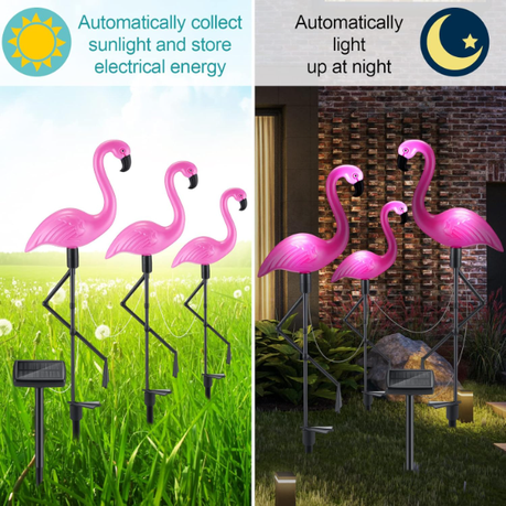 HASHBROWN'S Solar Flamingo Lights - Image 7