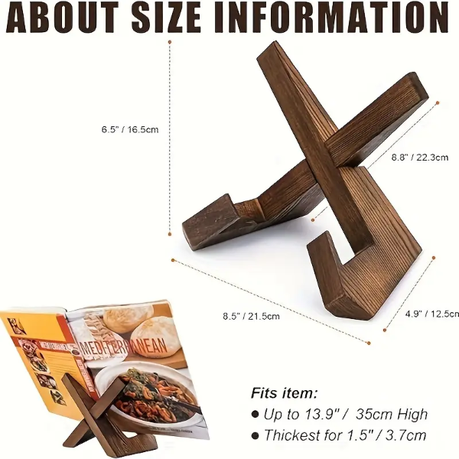 HASHBROWN'S Cookbook Stand - Antique Brown - Image 3