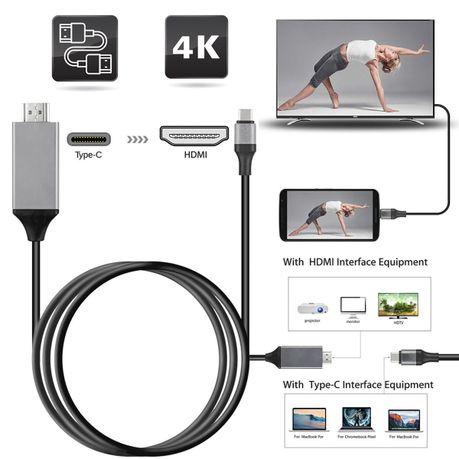 USB-C Type-c to HDMI 2.0 Cable 4K HDMI Cable - Image 5