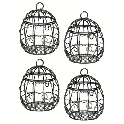 HB 4 Piece Hanging Bird Feeders