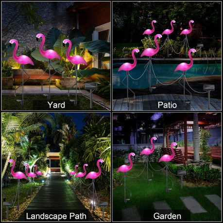 HASHBROWN'S Solar Flamingo Lights - Image 6