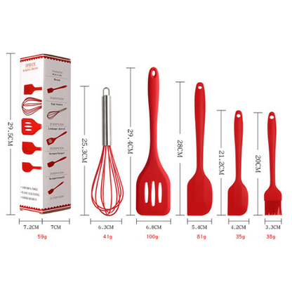 5 Piece - Premium Baking Prop Set - Non-Stick Silicone - Image 31