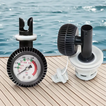 HASHBROWN'S ABS Black Plastic Inflatable Boat Air Pump with Pressure Gauge - Image 5