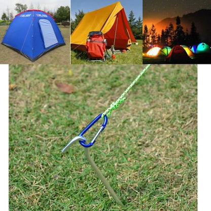 Camping Multifunctional 10Piece Tent Peg With Portable Storage Bag (18x3cm) - Image 2
