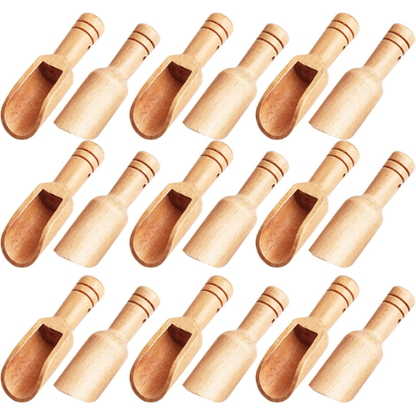 HASHBROWN'S 12-Piece Wooden Mini Spice Spoons