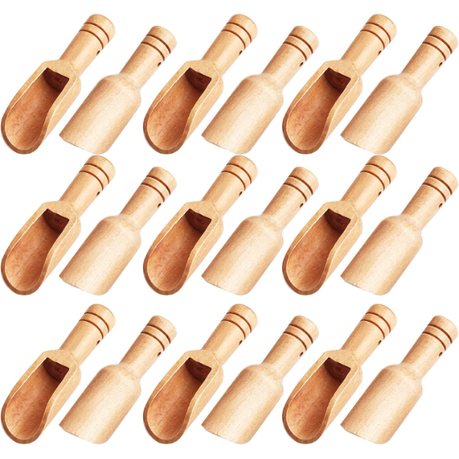 HASHBROWN'S 12-Piece Wooden Mini Spice Spoons