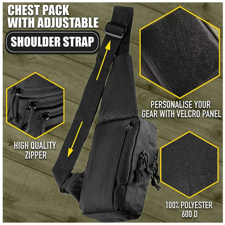 Tactical Shoulder Bag Pack with Holster - Image 2