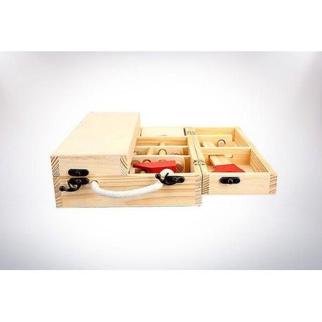 Kiddies Wooden Educational Tool Box - Image 4