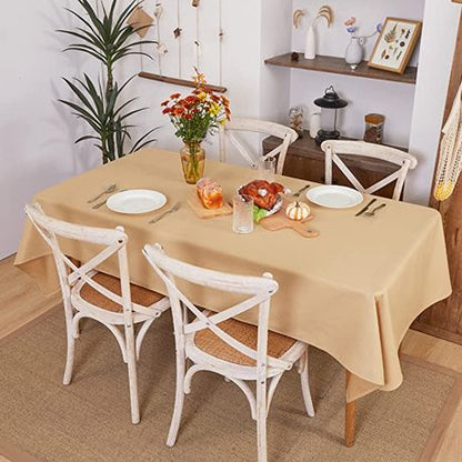 Rectangle Satin Party Tablecloth Table Cove 150.cm x 245.cm