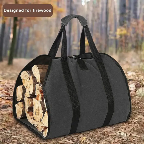 HASHBROWN'S Heavy-Duty Polyester Firewood Carrier Bag - Image 4