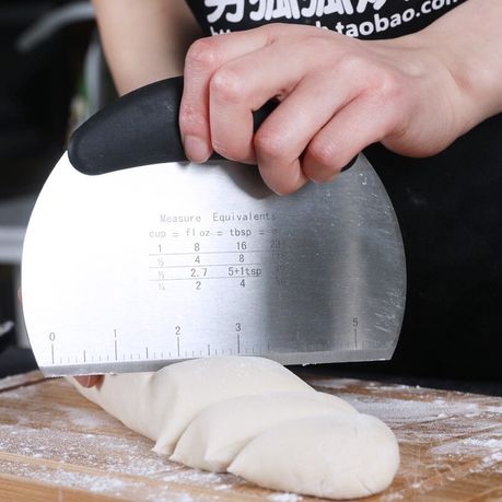 FI- Stainless Steel Dough Scraper/Chopper/Cutter - Image 3