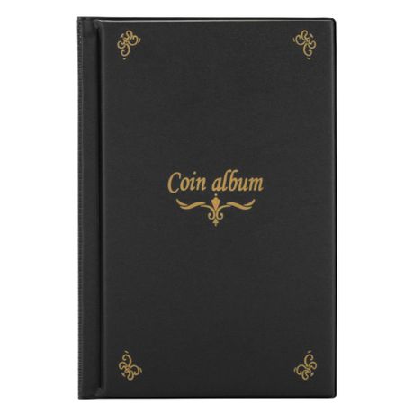 Hobby Office 150 Pockets Coin Collection Album Holder - Black(15cm)