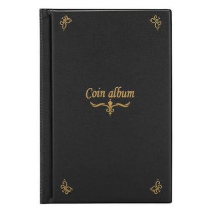 Hobby Office 150 Pockets Coin Collection Album Holder - Black(15cm)