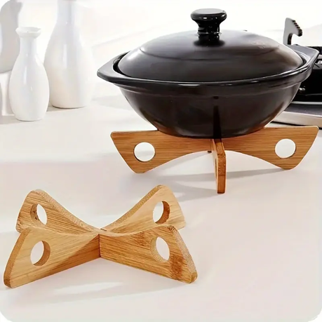 HASHBROWN'S Bamboo Pot Stand - Image 4