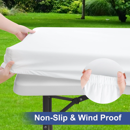 Hashbrown's Fitted Table Cover - Wrinkle Resistant and Washable - 1.8M - Image 10
