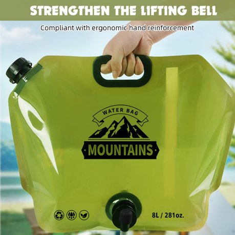 HASHBROWN'S - 8L Portable Water Container with Spigot - Green - Image 4