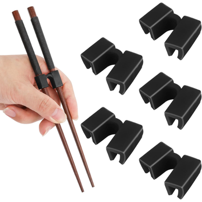 HASHBROWN'S 5 Piece Reusable Chopsticks Helpers - Image 3