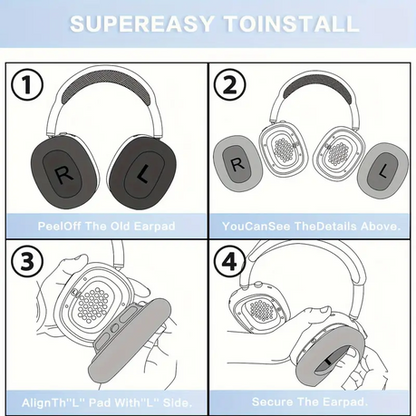 HASHBROWN'S Upgrade Ear Pads Compatible for AirPods Max - Pink - Image 7