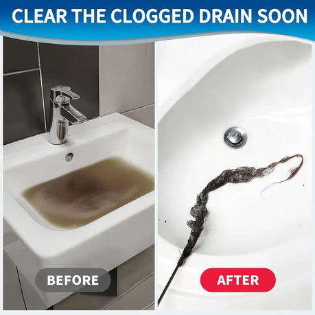 HB 3pcs Stainless Steel Drain Clog Remover - Image 5