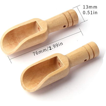 HASHBROWN'S 12-Piece Wooden Mini Spice Spoons - Image 4