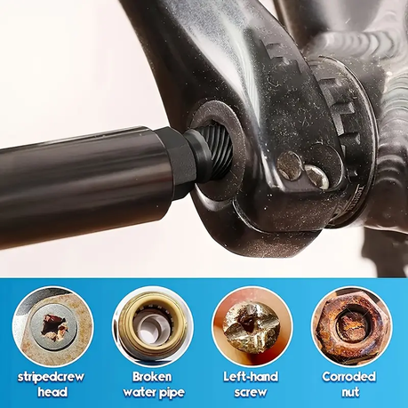 Hashbrown's 10 Pieces Metal Nut Removal Tool Set - Image 8