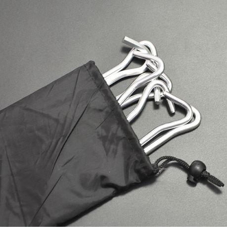 Camping Multifunctional 10Piece Tent Peg With Portable Storage Bag (18x3cm) - Image 4
