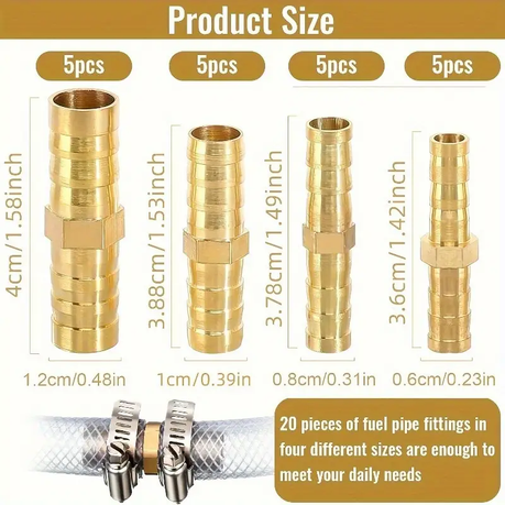 HB 20pcs Leak-Proof Brass Hose Connector Set - Image 3